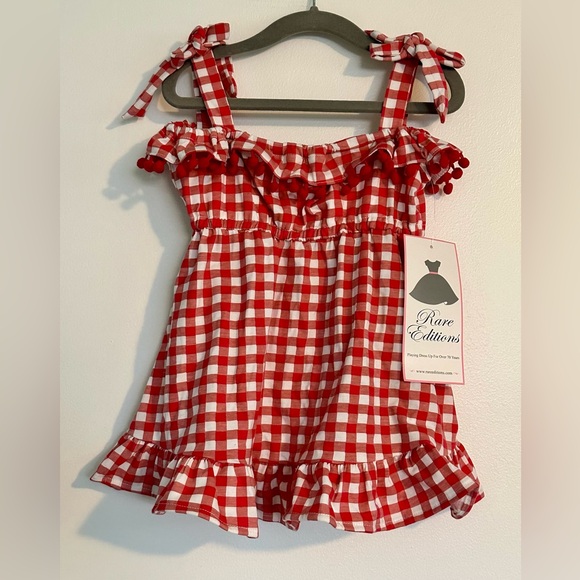 Rare Editions Other - Rare Editions Dress 3T Red White Checkered NWT